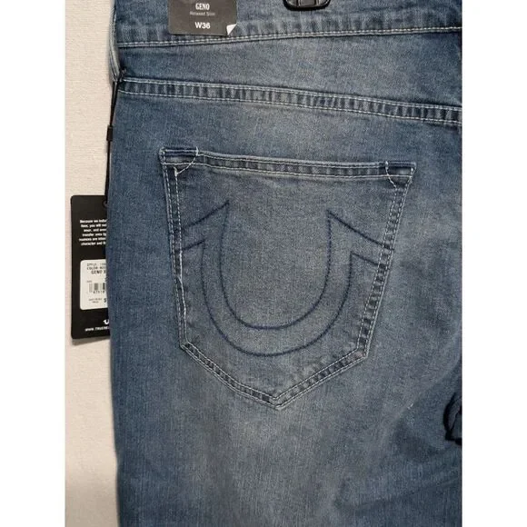 True Religion Geno Relaxed Slim Jeans Men's Size 36x32 NWT